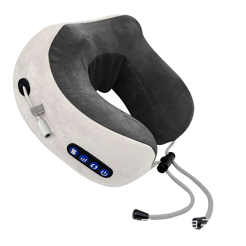 Ultimate Comfort: 2025 Electric Neck Massager with Vibration and 3D Kneading for Cervical Pain Relief and Relaxation